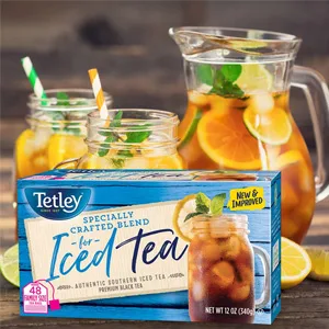 Tetley Black Tea, Decaffeinated Iced Tea Blend, Family Size, Packaging May Vary, 24 Count (Pack of 6) - product information 2