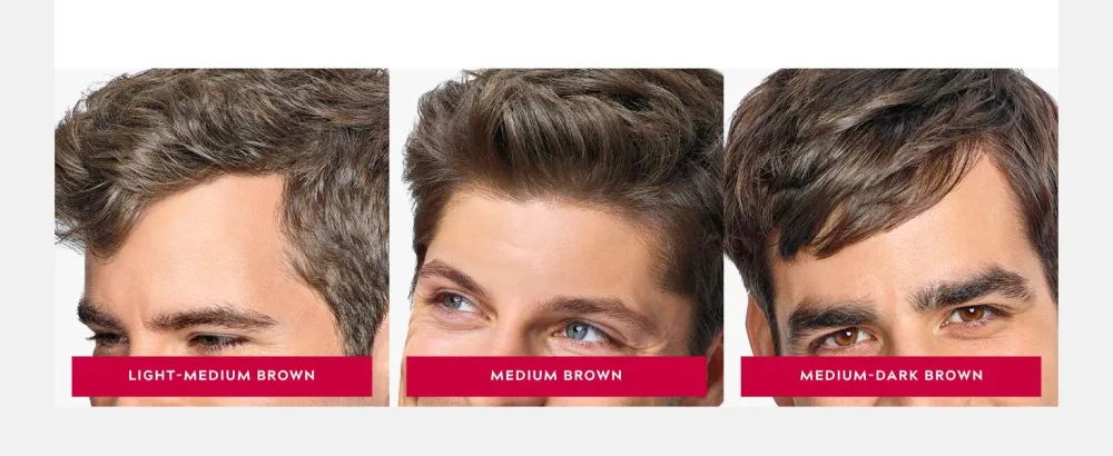 Just For Men Easy Comb-In Color, Hair Coloring for Men with Comb Applicator - Light Brown, A-25 Pack of 1 Light Brown - Shades: Light-Medium Brown, Medium Brown, Medium-Dark Brown