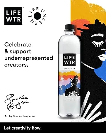 Lifewtr Premium Purified Water 16.9oz | GoSupps.com