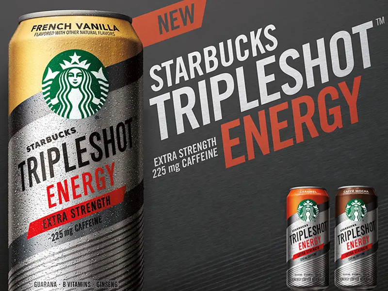 Starbucks Tripleshot Energy Extra Strength Espresso Coffee Beverage, Caffe Mocha, 225mg Caffeine, 15oz cans (12 Pack) - starbucks coffee tripleshot
