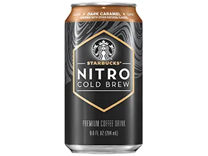 Starbucks Nitro Cold Brew, Black Unsweetened, 9.6 fl oz Can (8 Pack) (Packaging May Vary) - starbucks nitro cold brew coffee