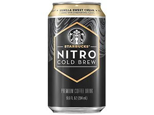 Starbucks Nitro Cold Brew, Dark Caramel, 9.6 Fl oz Can (8 Pack) - starbucks nitro cold brew coffee