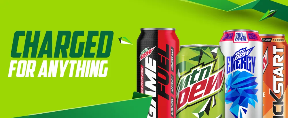 Mountain Dew Variety Pack: Dew, Major Melon, Spark (Rasp Lemonade) 12 Fl Oz (Pack of 18) Major Melon Variety Pack - Mtn Dew CHARGED FOR ANYTHING