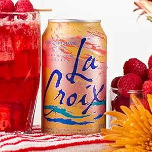 LaCroix, Sparkling Water, Pamplemousse Grapefruit, 12 Fl Oz (Pack of 12) - LaCroix Pamplemousse Crimson Sparkler