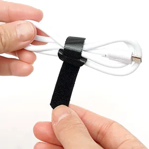 HAVE ME TD Reusable Cable Ties - 4+6+8+10inch - Black - 150PCS - Multi-Purpose Cable management