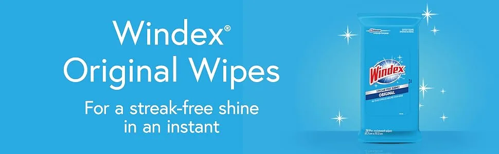 Windex Glass and Multi-Surface Cleaning Wipes, 28 Count - Pack of 3 (84 Total Wipes) 3 Pack Wipes - Windex Original Wipes.