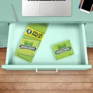 DOUBLEMINT Gum 35 stick SugarFree MegaPack 4.7 oz -Pack of 6 - bulk gum