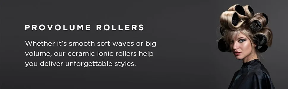 Fromm ProVolume 2" Ceramic Ionic Hair Rollers, Pack of 3 2 INCH ROLLERS 3 PACK NAVY - Fromm Rollers Intro