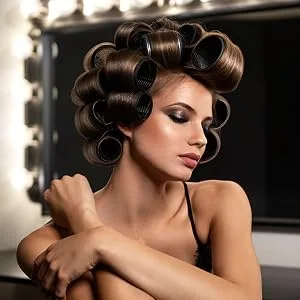 Fromm ProVolume 2" Ceramic Ionic Hair Rollers, Pack of 3 2 INCH ROLLERS 3 PACK NAVY - rollers mod 3_3