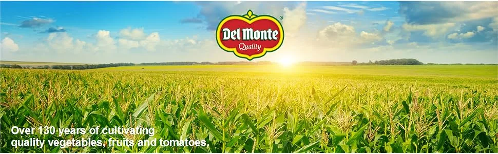 Del Monte Canned Harvest Select Fresh Cut Whole Kernel Sweet Gold & White Corn, 15.25-Ounce (Pack of 12) - fruit, vegetables, canned, meal, dinner, lunch, brunch, breakfast, snack