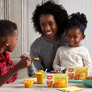 Del Monte, Diced Pears in Light Syrup, 16 Oz (pack of 4) - Del Monte, fruit snacks, fruit, 100% juice, fruit cups, healthy snacks, healthy snacks for kids