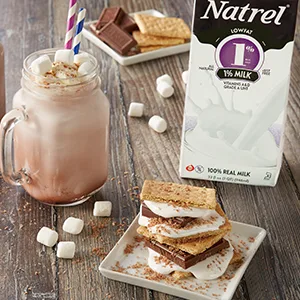 Natrel Whole Milk, 32 Fl Oz (Pack of 6) - A touch of more