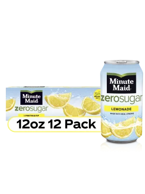 Minute Maid Light Lemonade Fruit Drink, 12 Fl Oz (pack of 12) - image