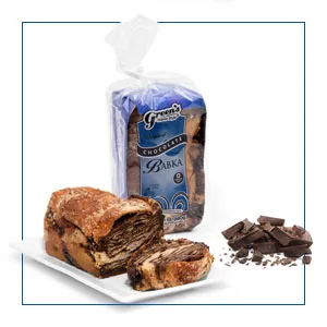Greens Bakery Chocolate Babka Kosher Cake - Pack Of 3/24 oz. 1.5 Pound (Pack of 3) - Chocolate Babka