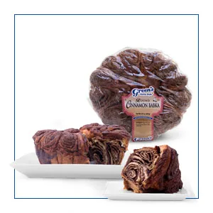 Greens Bakery Chocolate Babka Kosher Cake - Pack Of 3/24 oz. 1.5 Pound (Pack of 3) - Round Babka