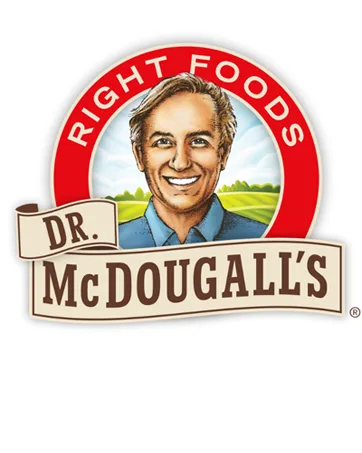 Dr. McDougall's Right Foods Vegan Split Pea Soup, 2.5 Ounce Cups (Pack of 6) - Dr McDogualls logo
