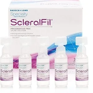 ScleralFil Preservative Free Saline Solution 0.34 Fl Oz (Pack of 30) - product information 2