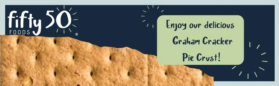 Fifty50 Foods Sugar Free Ready to Eat Graham Cracker Pie Crust, 6 Ounce (Pack of 3) - Description