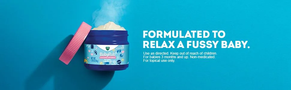 Vicks BabyRub Chest Rub Ointment 1.76 oz each (Pack of 3) 3 Pack - product information 1