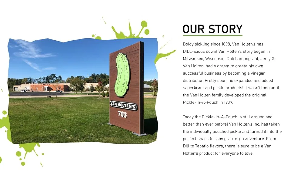 Van Holten's Pickles - Pickle-Ice Freeze Pops - 24 Pack - our story