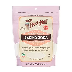 Bob's Red Mill Baking Soda, 16 Ounce (Pack of 4) - Baking Soda