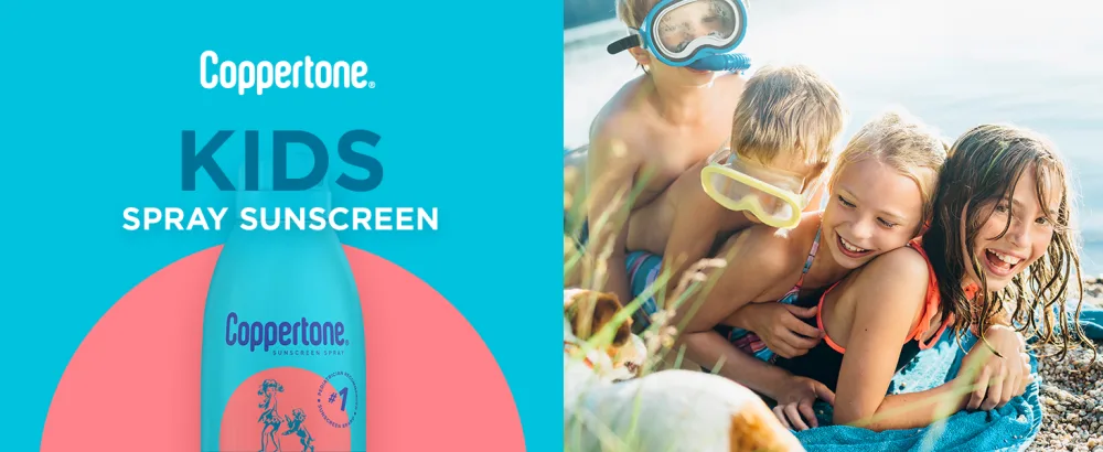 Coppertone KIDS Sunscreen Continuous Spray SPF 50 (5.5 Ounce, Pack of 3) SPF 50 3 Pack 5.5 Ounce (Pack of 3) - coppertone kids, coppertone sunscreen, sunscreen spray, sun protection