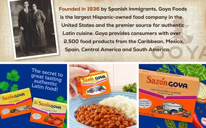 Goya Sazon Jumbo Pack, 6.33-Ounce Packages (Pack of 3) 6.33 Ounce (Pack of 3) - Sazon History