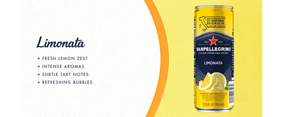 Sanpellegrino Blood Orange Sparkling Fruit Beverage Cans, 11.15 Fl Oz (pack of 6) - Limonata 1