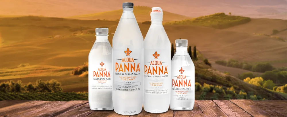 Acqua Panna Natural Spring Water, 33.8 Oz Plastic Bottles (12 Pack) 33.8 Fl Oz (Pack of 12) - Acqua Panna