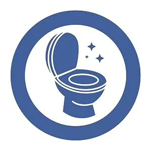 2000 FLUSHES-20801 Blue Plus Bleach Automatic Toilet Bowl Cleaner, 3.5 OZ ( Pack Of 1 ) - Flush