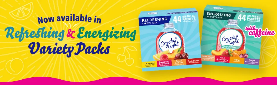 Crystal Light Sugar-Free Peach Mango Green Tea Drink Mix (10 On-the-Go Packets), mango, peach, 0.8 Oz 0.08 Ounce (Pack of 10) - Now available in refreshing and energizing variety packs