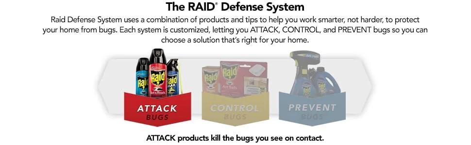 Raid Spider Blaster Killer Kills Listed Bugs on Contact For Indoor Use 350g - raid attack