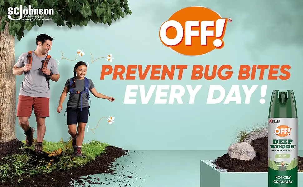 OFF Deep Woods Dry Insect and Mosquito Repellent Bug Spray for Camping Bug Repellent Safe for Clothing 71g (Packaging May Vary) Mosquito Repellent 71g - off deep woods dry