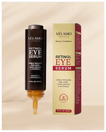 VELAMO ADVANCED Caffeine Eye Cream: for Dark Circles Puffiness Under Eye Bags Wrinkles 15g Caffeine Eye Cream 15g - RETINOL EYE SERUM