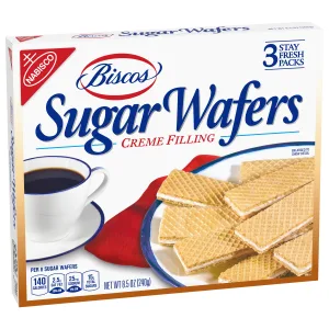 Biscos Creme Filled Sugar Wafers, 6 - 8.5 Ounce Boxes (Pack of 6) - image