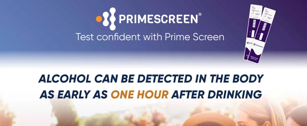 Prime Screen Alcohol ETG Urine Test 10 Pack - at Home Rapid Testing Dip Card Kit - 80 Hour Low Cut-Off 300 ng/mL - WETG-114 10 Count - product information 10