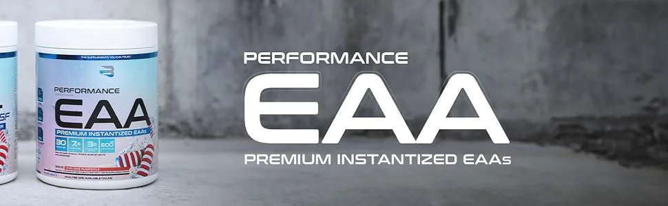 Believe Supplements Performance EAA - Essential Amino Acids Formula | Boost Muscle Recovery Performance & Hydration | Sugar-Free & Delicious Flavors Available! (30 servings Grape Freeze) Grape Freeze 30 servings - Performance EAA instatized EAAs