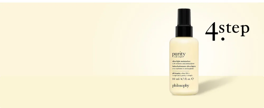 PHILOSOPHY purity made simple pore extractor - draws out impurities and shrink the look of pores for soft refreshed skin - PHILOSOPHY purity made simple moisturizer