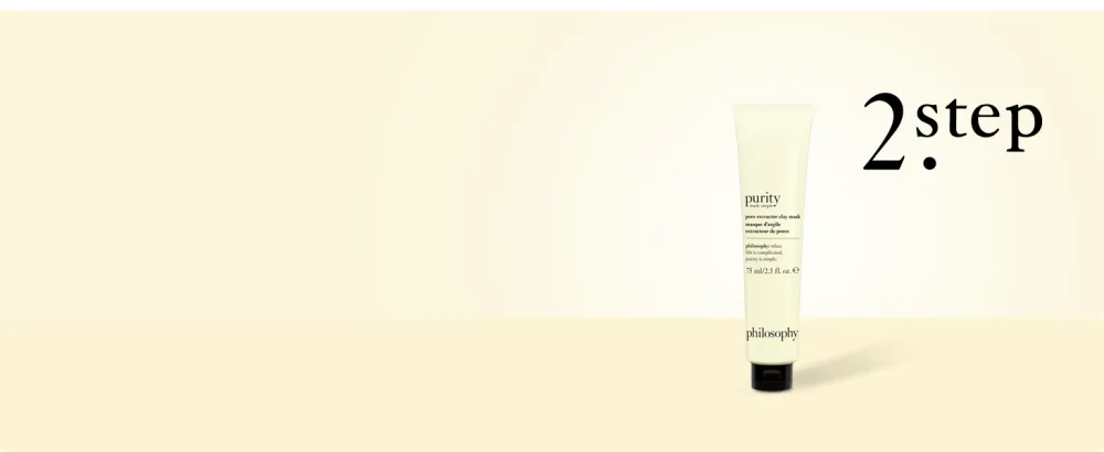 PHILOSOPHY purity made simple pore extractor - draws out impurities and shrink the look of pores for soft refreshed skin - PHILOSOPHY purity made simple pore extractor 75ml