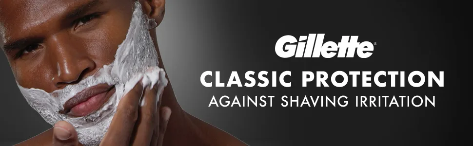 Gillette Foamy Regular Shaving Cream, Pack of 12, 11 oz each - classic protection