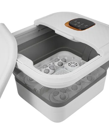Collapsible Foot Spa Bath Massager with Heat and Massage Rollers Touch Screen Bubble Foot Pedicure Kit Temperature Control Pedicure Foot Spa Foot Bath - unifull foot spa