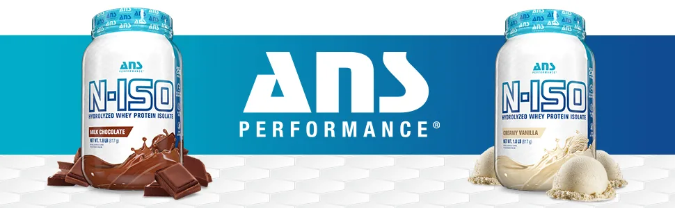 ANS Performance 100% Pure Hydrolyzed Whey Isolate Protein + BCAAs - 25g of Protein - Gluten Free Zero Lactose (Strawberry 5 lb) Strawberry 5 lb - ZERO LACTOSE