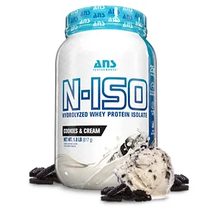 ANS Performance 100% Pure Hydrolyzed Whey Isolate Protein + BCAAs - 25g of Protein - Gluten Free Zero Lactose (Strawberry 5 lb) Strawberry 5 lb - ZERO lACTOSE!