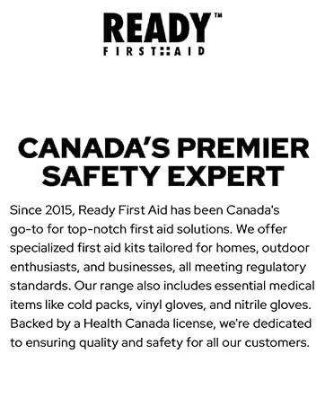 Ready First Aid - CSA Type 3 Intermdiate First Aid Kit - Suitable For Workplace With A Moderate Or High Risk Work Environment Including Metal Cabinet (Medium For 26-50 Workers) Metal Cabinet Medium - REady first aid