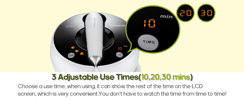 High Frequency Facial Machine -TUMAKOU Face and Body Skin Device for Home Use - product information 16