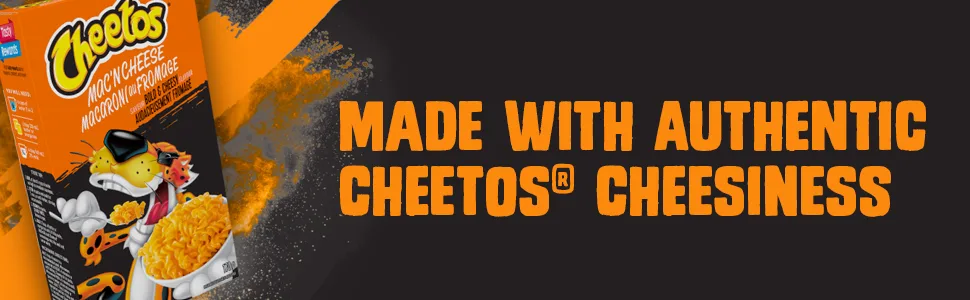 Cheetos Mac N Cheese Bold And Cheesy Flavour Pasta With Sauce 170 g Bold & Cheesy 170 g (Pack of 1) - made with authentic cheetos cheesiness