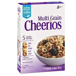 CHEERIOS Multi Grain Cereal Box Whole Grain is the First Ingredient 342 Grams Package of Cereal - product information 2