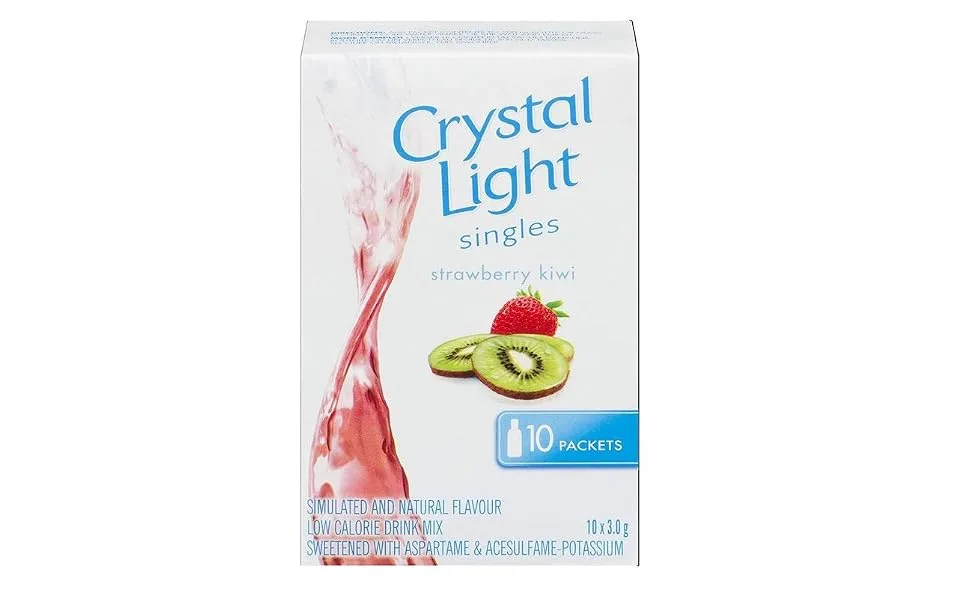 Crystal Light Strawberry Kiwi Singles 3g 1 count (Pack of 10) Strawberry Kiwi - product information 1