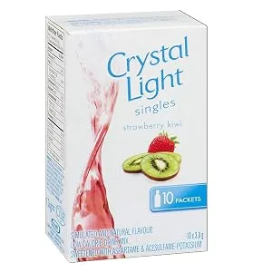 Crystal Light Strawberry Kiwi Singles 3g 1 count (Pack of 10) Strawberry Kiwi - product information 2