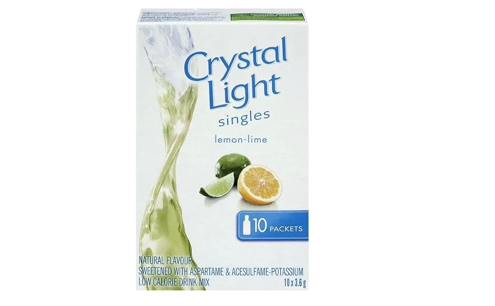 Crystal Light Lemon Lime Singles 3.6g (Pack of 10) 3.6 g (Pack of 10) Lemon Lime - product information 1